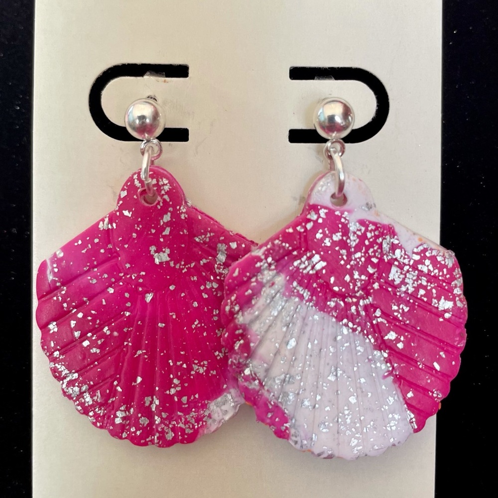 Polymer clay earrings brand new